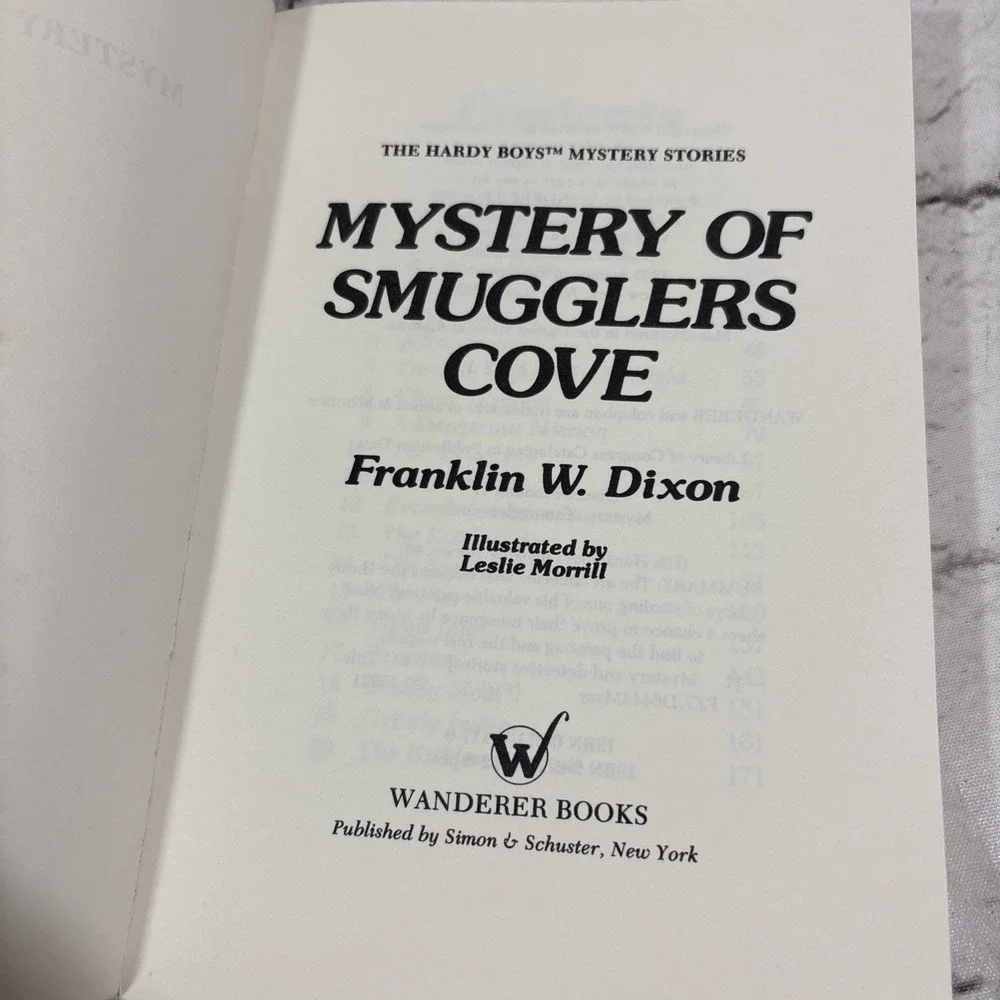 The Hardy Boys Book 64 Mystery Of Smugglers Cove - 1980 Print